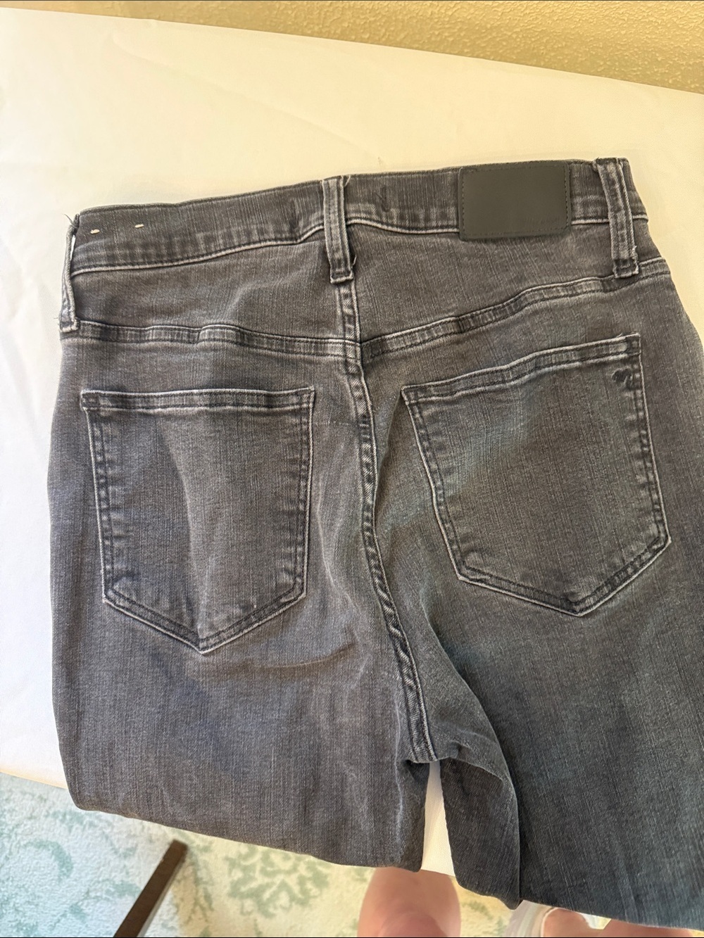 Madewell Black High Rise Jeans with Vintage Look - Picture 6 of 7